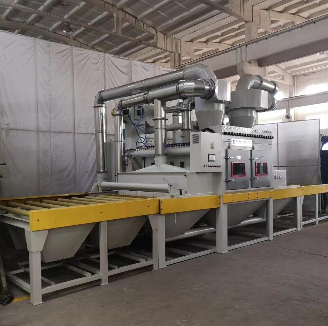 长寿抛丸机跑砂是什么原因