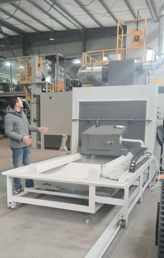 长寿喷砂机在汽车制造中的表面处理应用