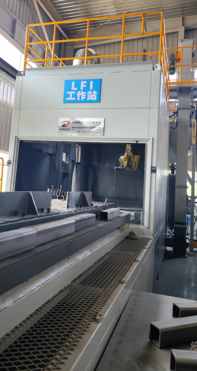 长寿喷砂机在航空航天部件的精密处理