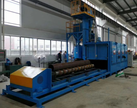 长寿喷砂机在管道除锈中的现场施工应用