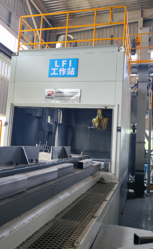 长寿喷砂机自动化改造 提升生产线产能