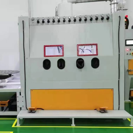 长寿高效生产，从箱体手动喷砂机开始，提升零部件质量